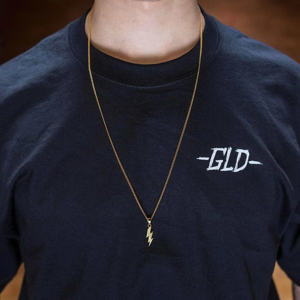 18k Vermeil Micro Lightning Bolt