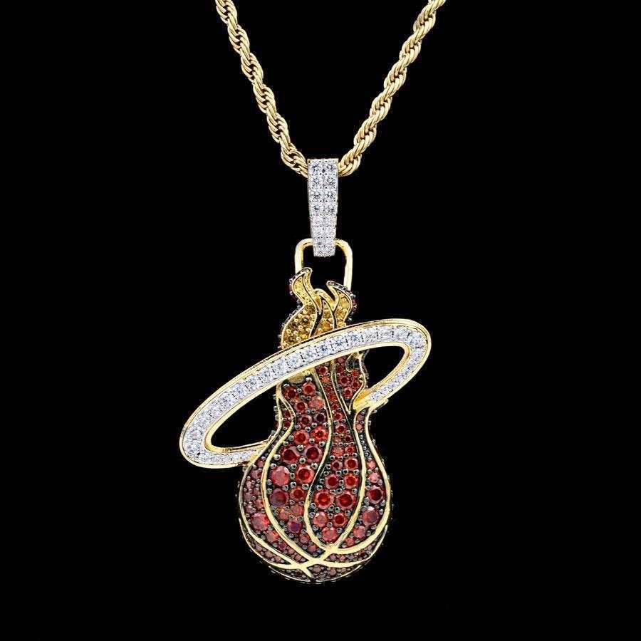 Miami Heat Official NBA Logo Pendant