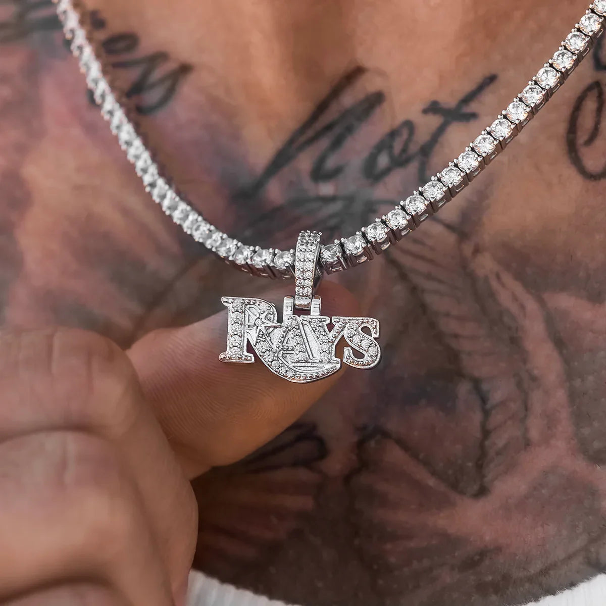 Tampa Bay Rays Official MLB Micro Logo Pendant