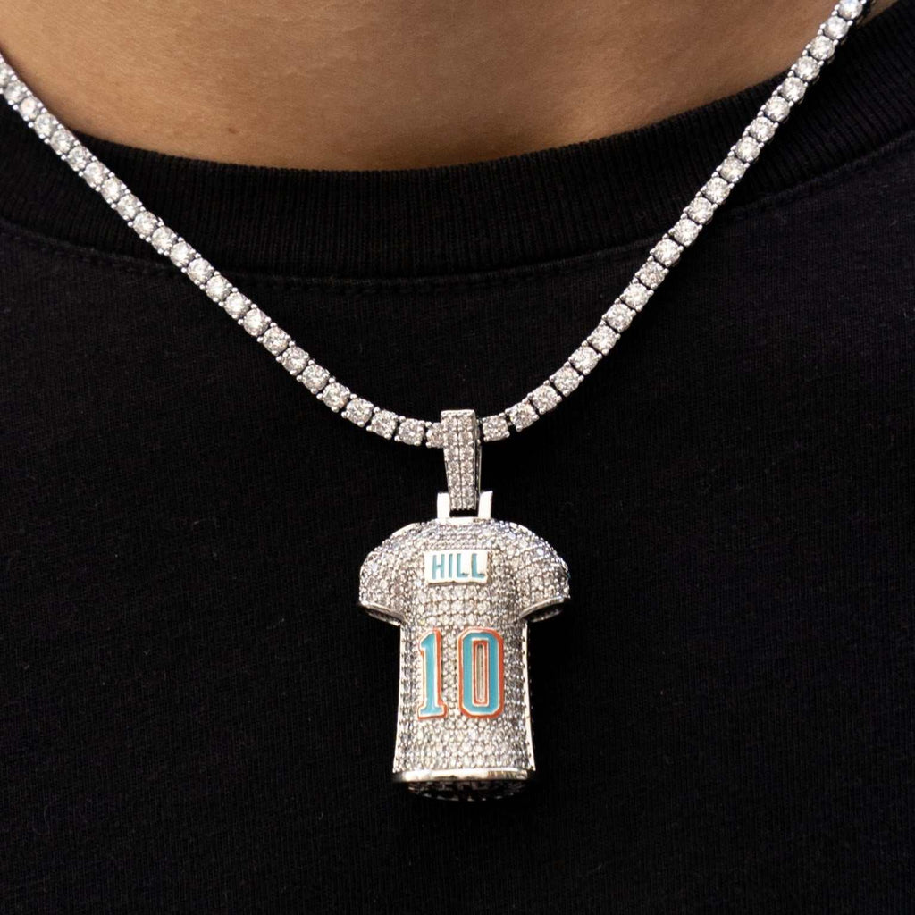 Miami Dolphins Tyreek Hill Jersey Pendant