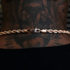 Rope Chain in Rose Gold- 6mm