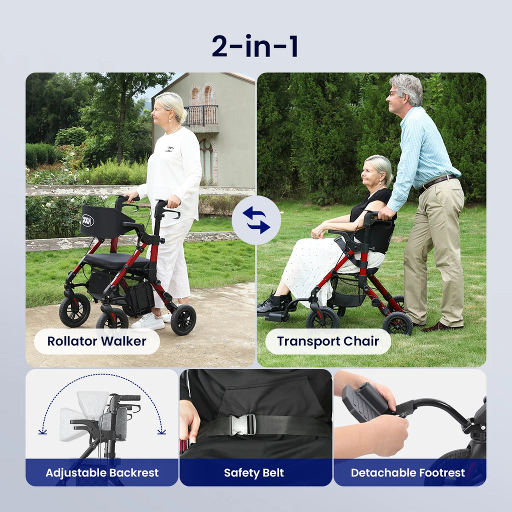 Used Z51 Shift Combo 2 In 1 Rollator Walker