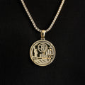 Brooklyn Nets Official NBA Coin Pendant in Yellow Gold