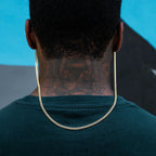 The Grove Sunglasses in Yellow Gold with Sunglass Chain