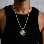 Houston Rockets Official NBA Coin Pendant in Yellow Gold