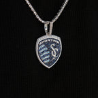 Sporting Kansas City Official MLS Logo Pendant in White Gold