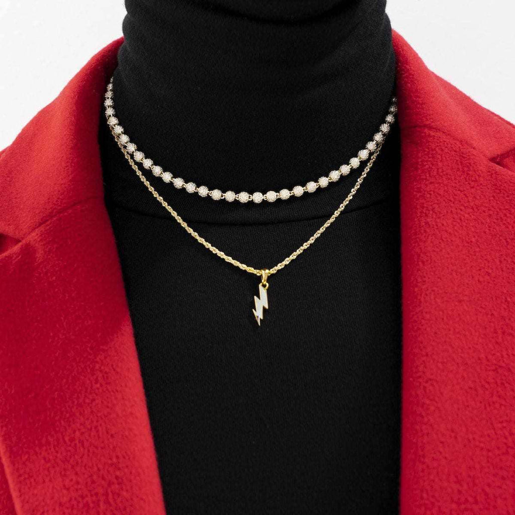 18k Vermeil Micro Lightning Bolt