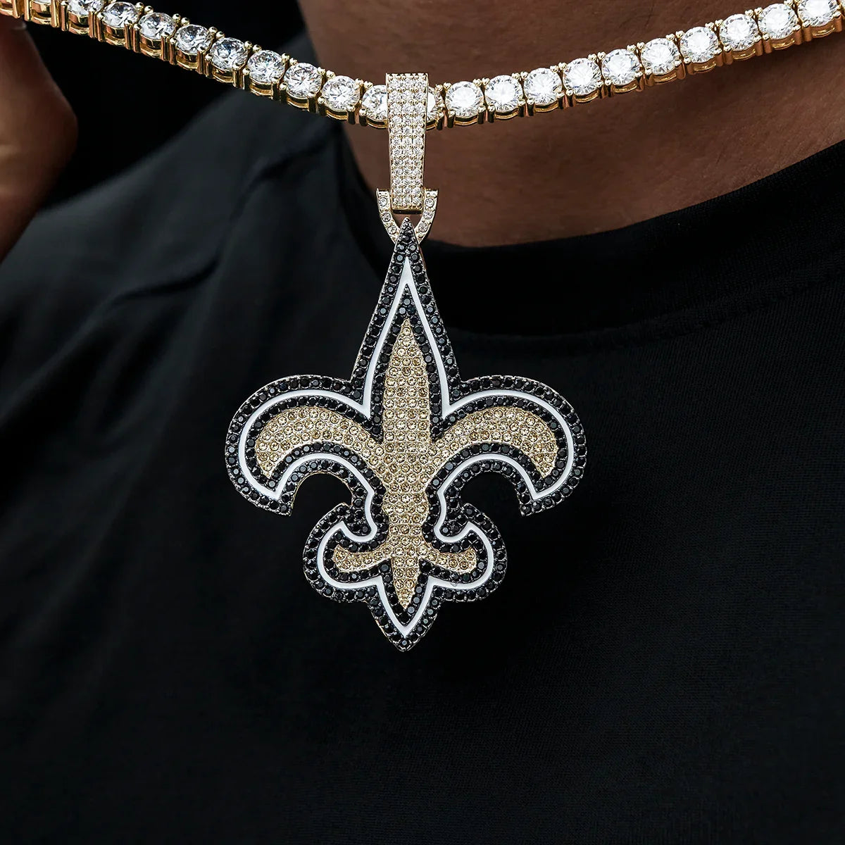 New Orleans Saints Official NFL Large Pendant