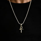 Simple Ankh Pendant in Yellow Gold