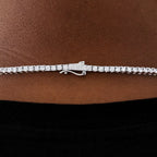 Diamond Tennis Chain in White Gold- 3mm