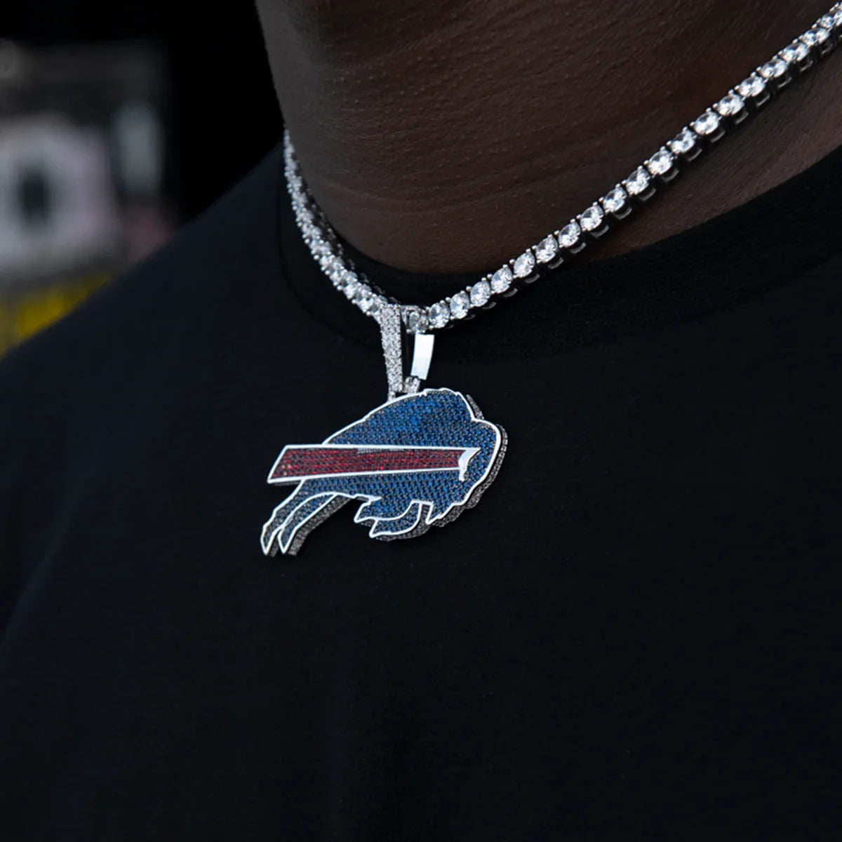 Buffalo Bills Official NFL Large Logo Pendant