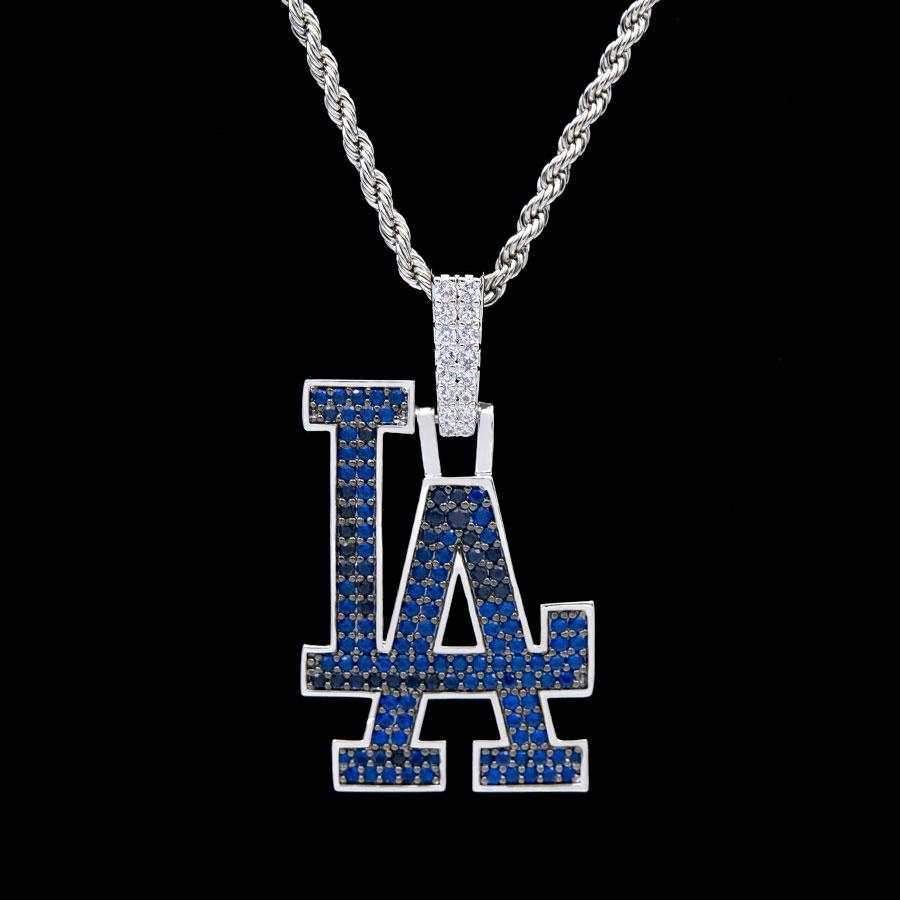 Los Angeles Dodgers 150th Anniversary Official MLB Logo Pendant