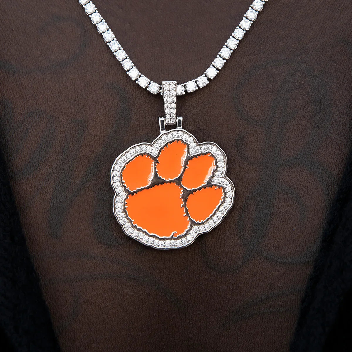 Clemson Tigers Official NCAA Logo Pendant