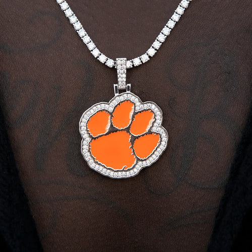 Clemson Tigers Official NCAA Logo Pendant