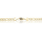 Figaro Chain in Yellow Gold - 4mm
