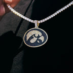 Iowa Hawkeyes Official NCAA Logo Pendant