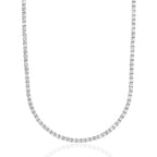 Diamond Tennis Chain in White Gold- 3mm