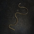GLD X Bloody Osiris Iced Canary 3mm Diamond Tennis Chain in Yellow Gold Vermeil