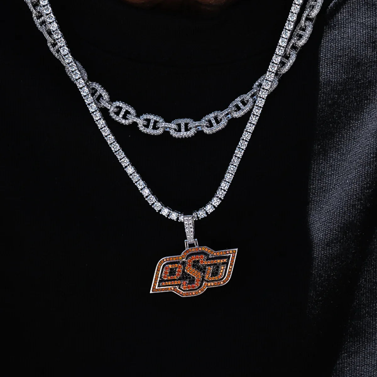 Oklahoma State Cowboys Official NCAA Logo Pendant