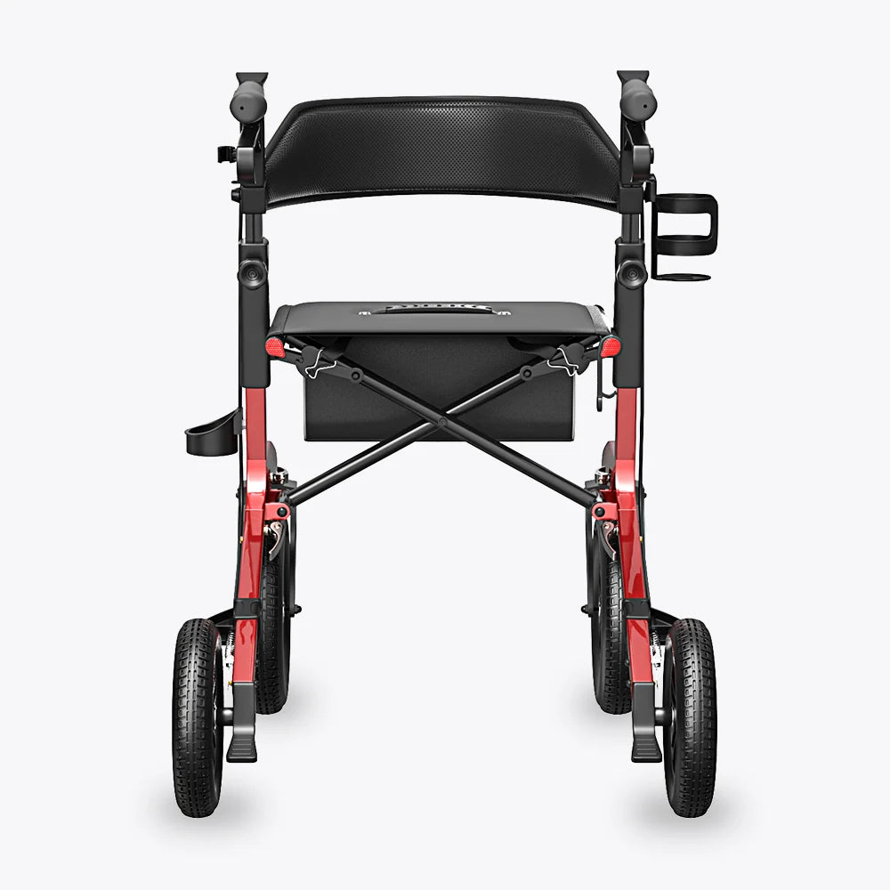 Z57 Outdoor Rollator Walker with 12" All Terrain Big Wheels