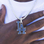 Los Angeles Dodgers 150th Anniversary Official MLB Logo Pendant