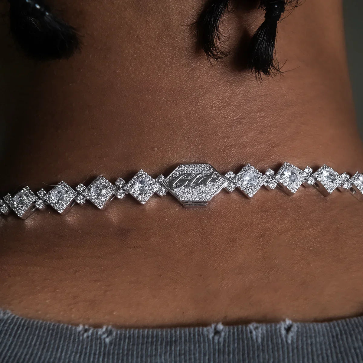 Cloister Link Chain + Bracelet Bundle in White Gold