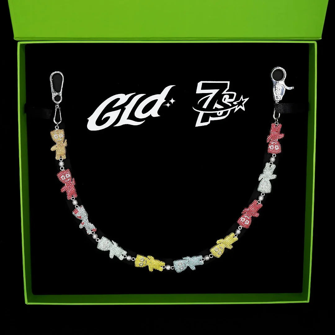 GLD X Triple Sevens Miami Sour Sevens Wallet Chain