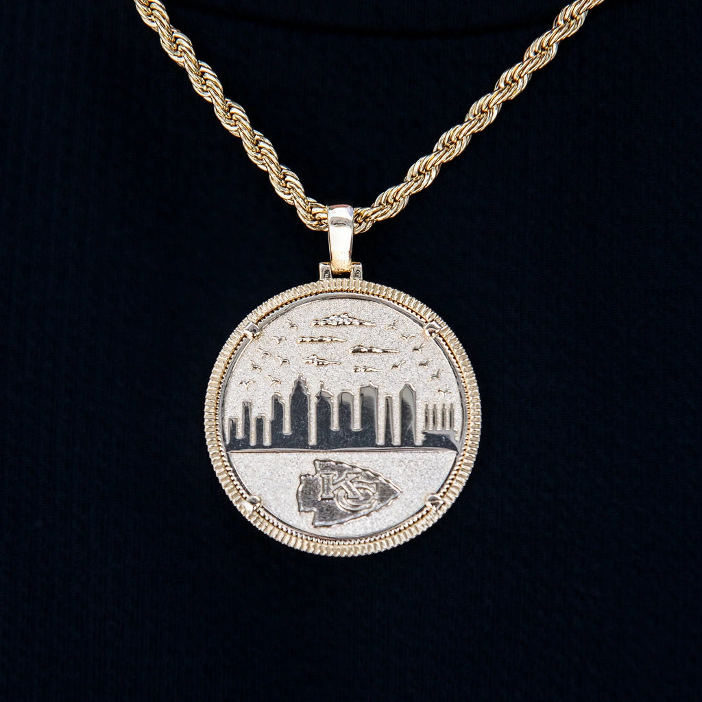 Kansas City Chiefs Official NFL Coin Pendant