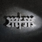 GLD X Bloody Osiris Moissanite MFM Belt Buckle Pendant in White Gold