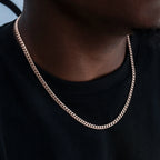 Miami Cuban Chain in Rose Gold- 5mm
