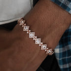 Cloister Link Bracelet in Rose Gold