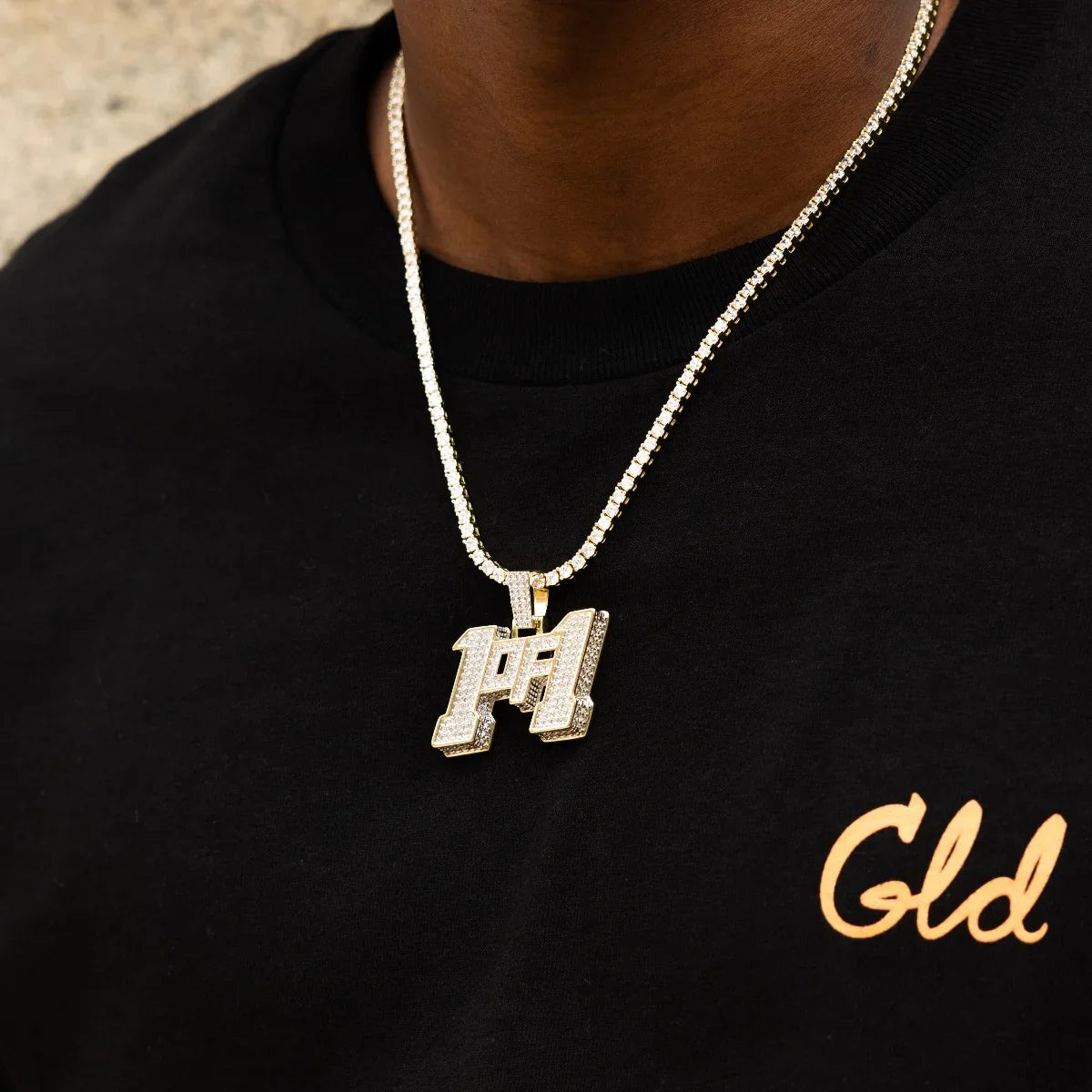 1of1 Pendant in Yellow Gold