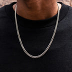 Miami Cuban Chain in Sterling Silver - 5mm