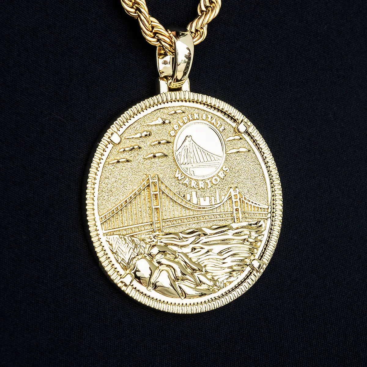 Golden State Warriors Official NBA Coin Pendant