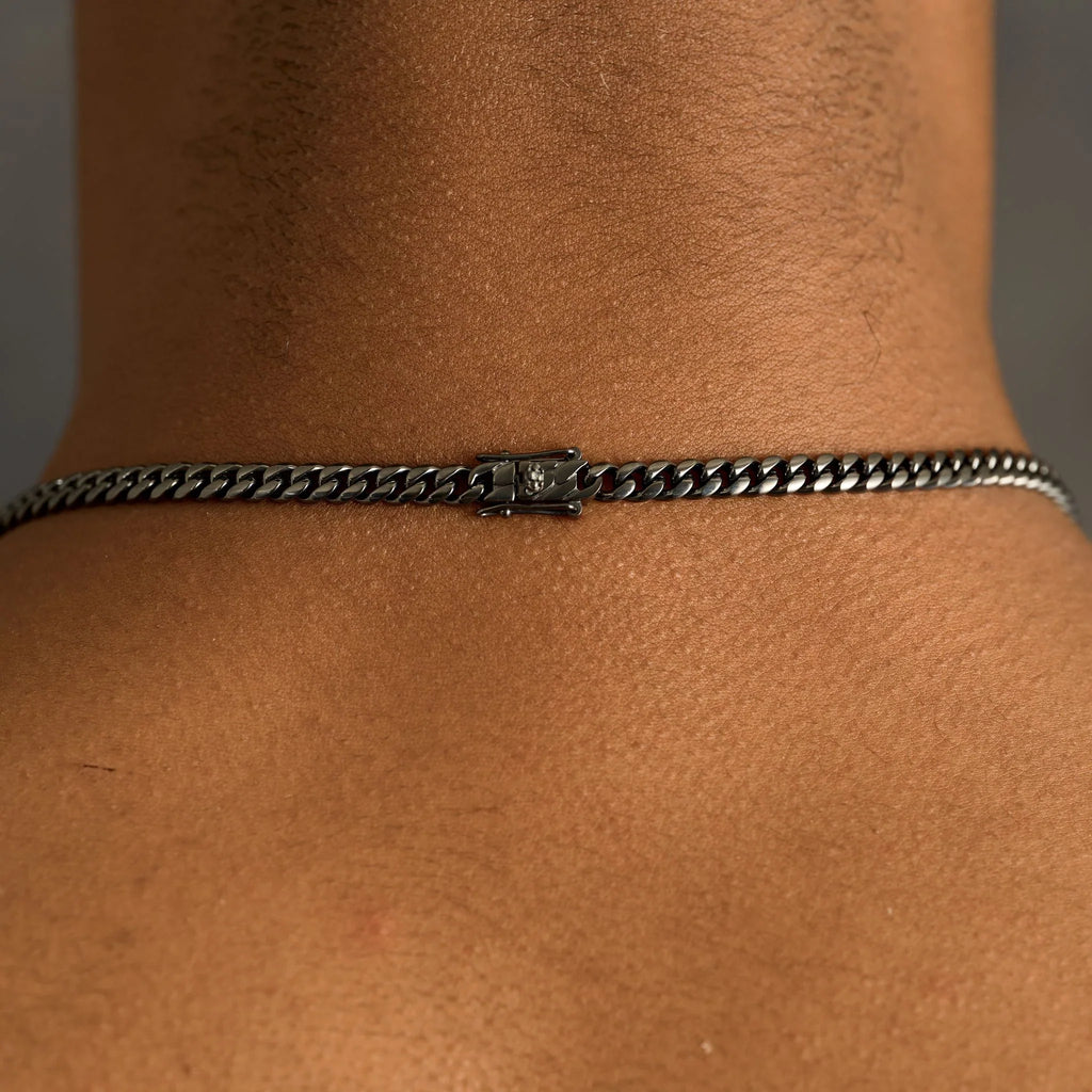 Miami Cuban Chain in Black - 5mm