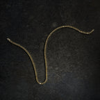 GLD X Bloody Osiris Iced Canary 5mm Diamond Tennis Chain in Yellow Gold Vermeil