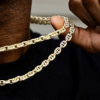 Micro Valentina Chain in Yellow Gold - 7mm