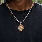 Rick & Morty Morty Head Official Warner Bros. Pendant in Yellow Gold