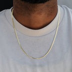 South Beach Cuban™ Chain in Yellow Gold - 3mm