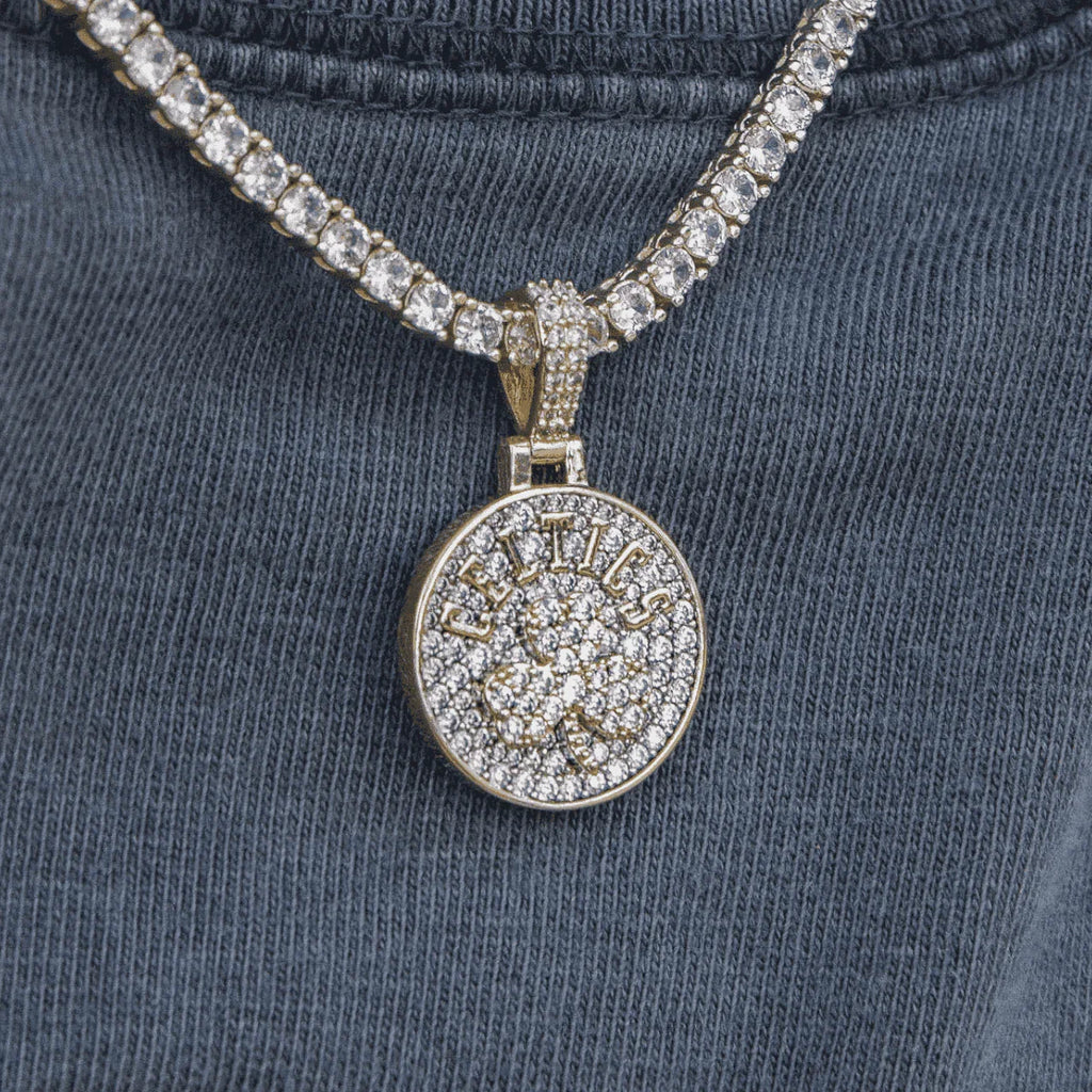 Boston Celtics Official NBA Micro Alternate Logo Pendant