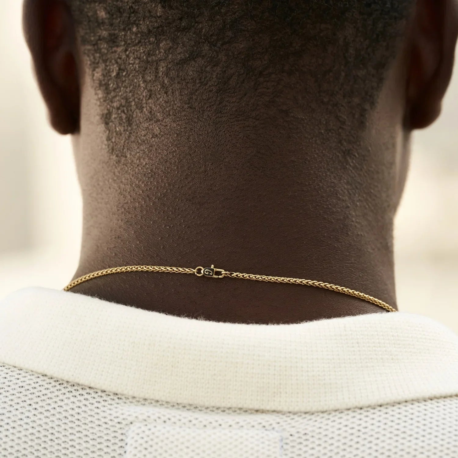 Palm Chain in Yellow Gold - 2mm