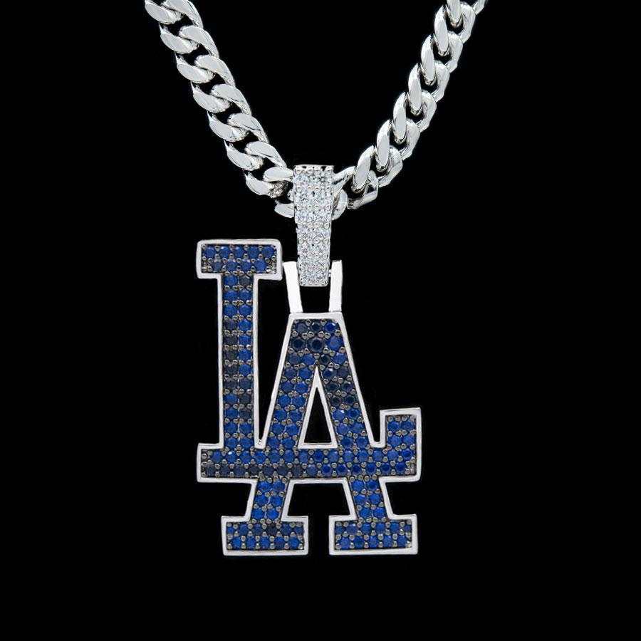 Los Angeles Dodgers 150th Anniversary Official MLB Logo Pendant