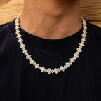 Cloister Link Chain + Iced Ball Chain Bundle in Yellow Gold
