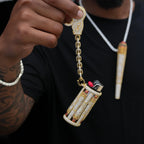 It's Lit Lighter Case Clip On in Yellow Gold