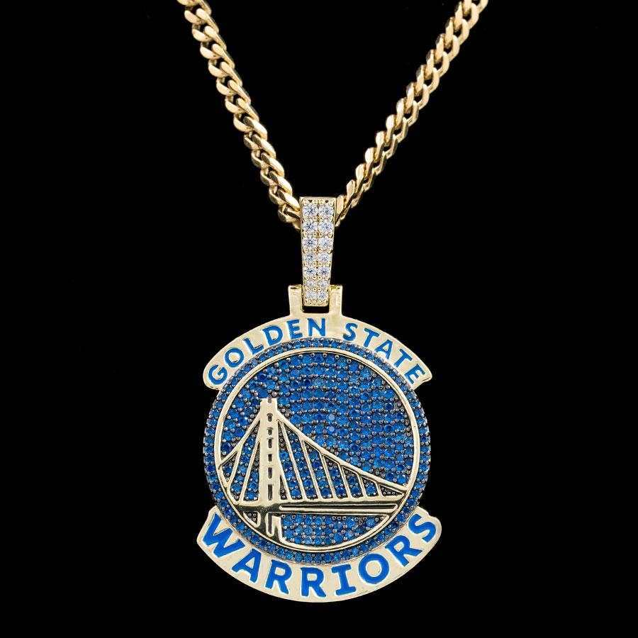 Golden State Warriors Official NBA Logo Pendant