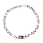 Miami Cuban Chain Bracelet in Sterling Silver - 5mm