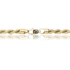 Rope Chain in Yellow Gold- 6mm
