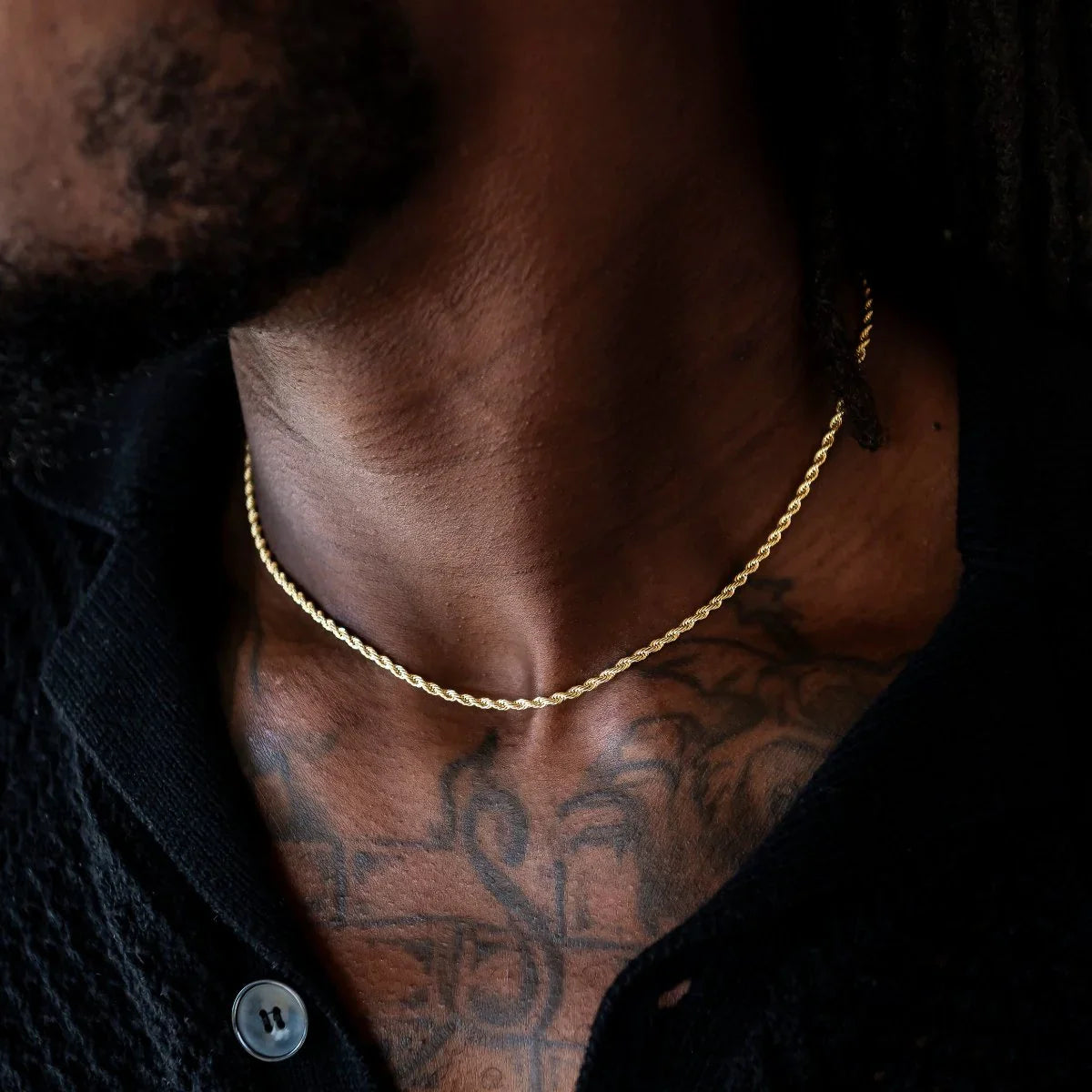 Rope Chain + Bracelet Bundle in Yellow Gold- 2mm