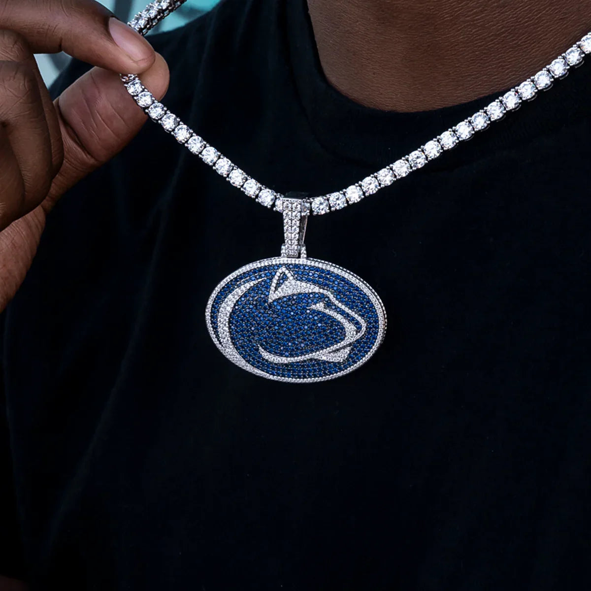 Large Penn State Nittany Lions Official NCAA Logo Pendant