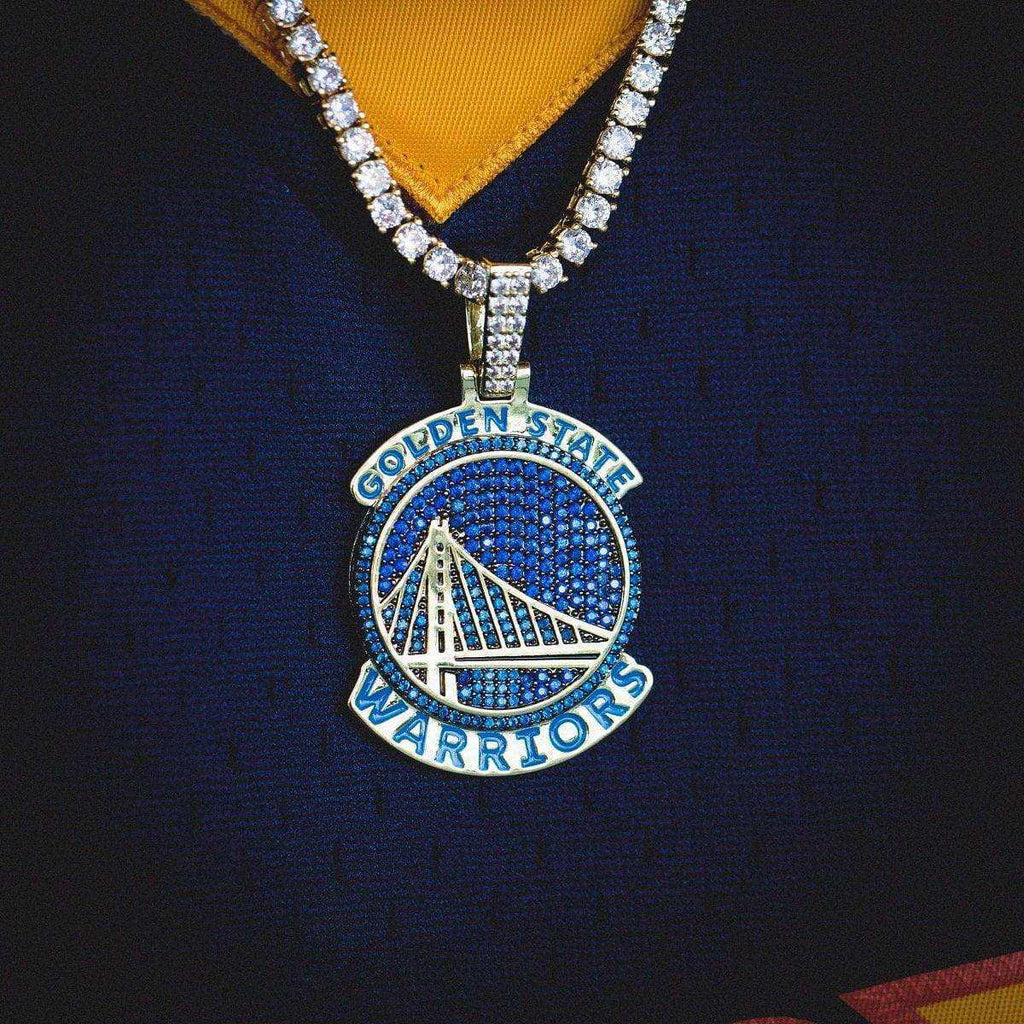 Golden State Warriors Official NBA Logo Pendant